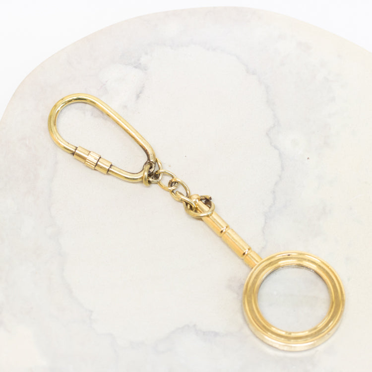 Keyring magnifying clearance glass