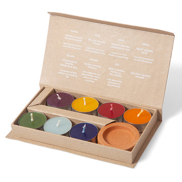Candle Gift Set | Chakra Meditation Tea Lights