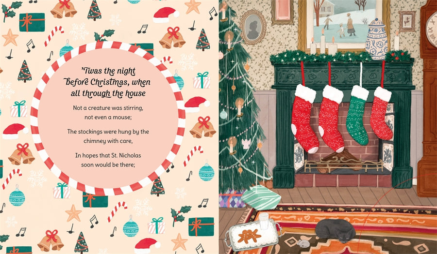 'Twas the Night Before Christmas | Musical Wind up Book