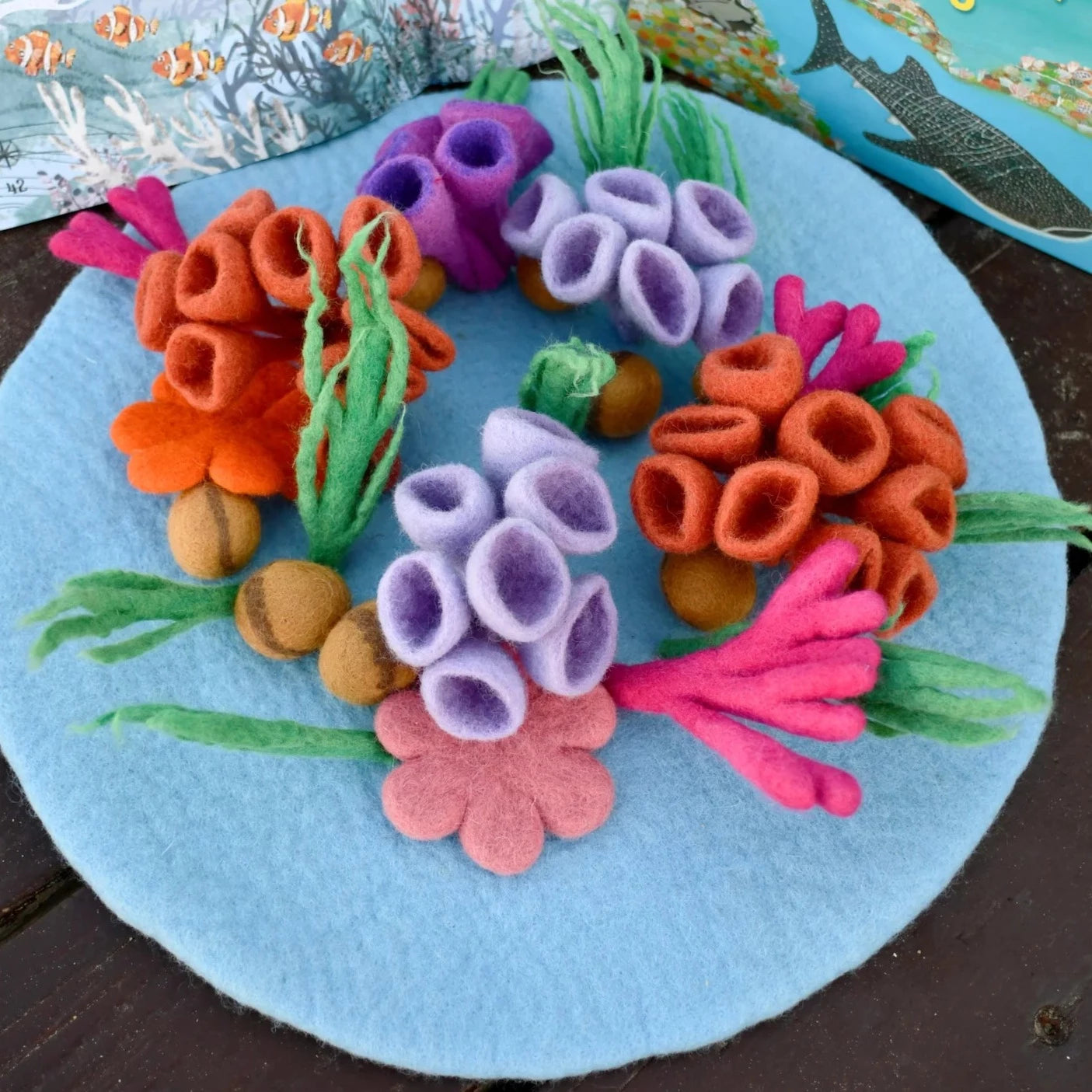 Tara Treasures Felt Mat Coral Reef 3D Playscape – Fairplay