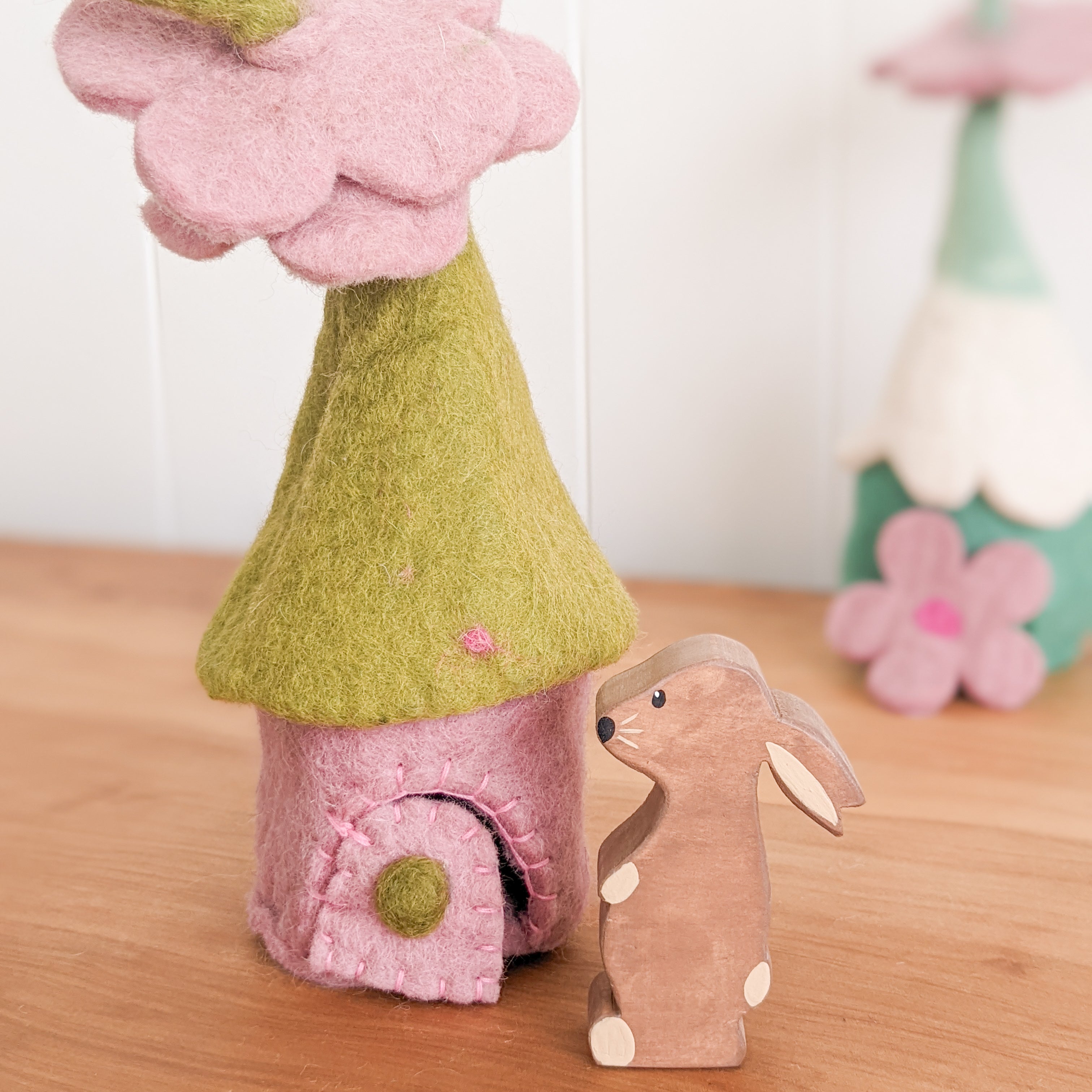 Felt Tiny Home Pink Flowers Fairplay