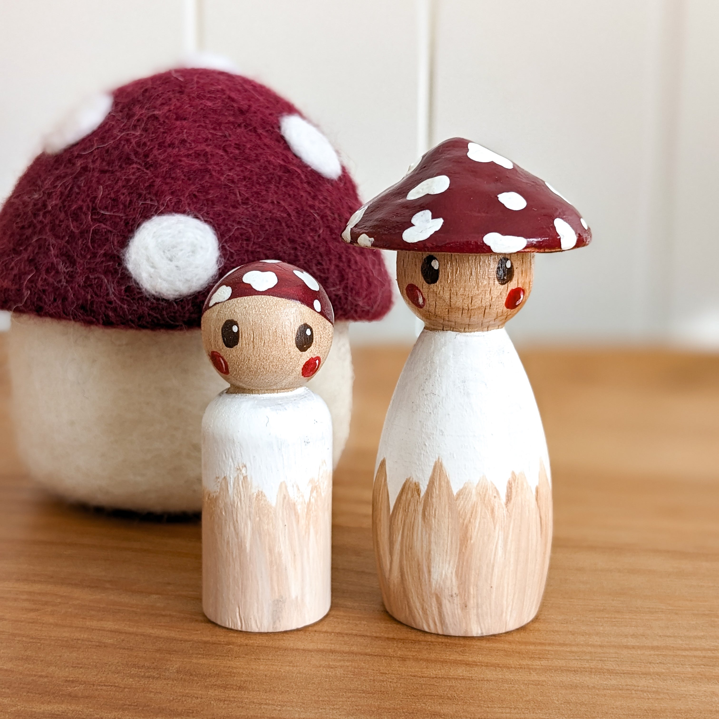 Toadstool Peg Doll Set – Fairplay