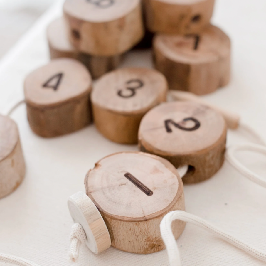 Alphabet Threading Set educational toys nz Fairplay