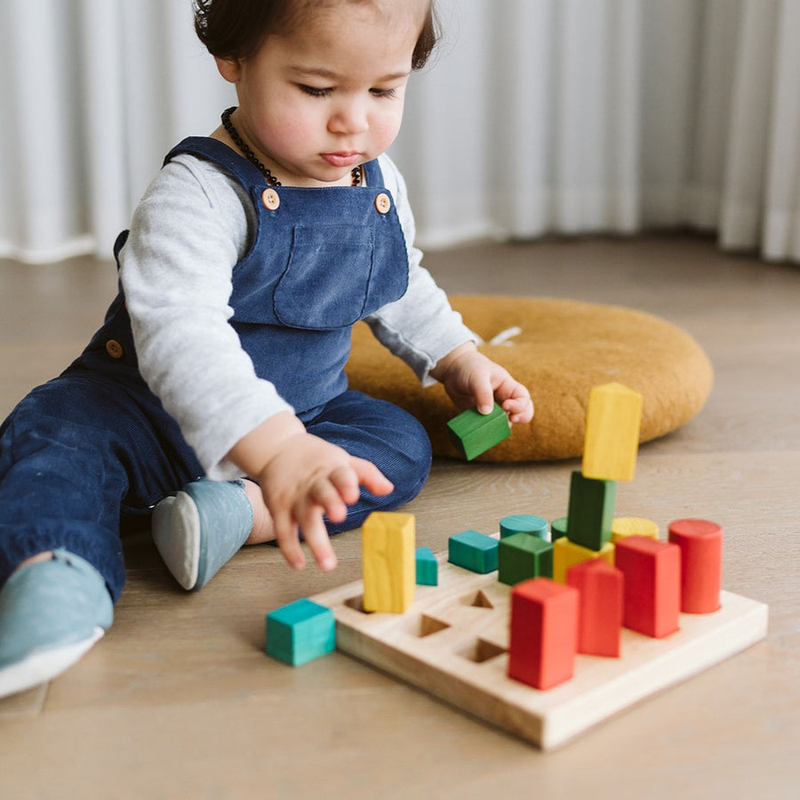 Qtoys | Shape and Size Puzzle Board