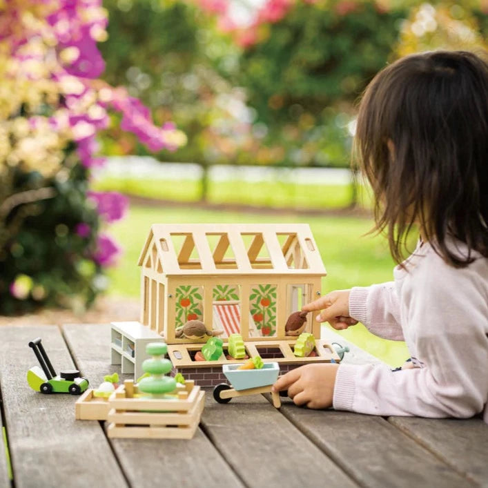 Tender Leaf Toys Greenhouse and Garden Set – Fairplay