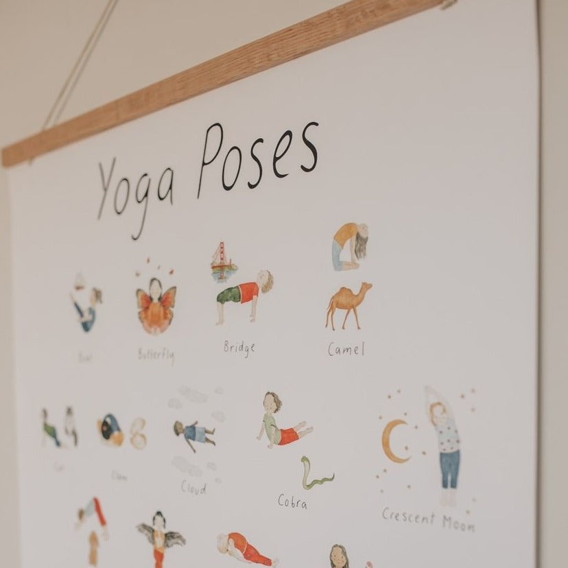 Mindful & Co Kids | Yoga Poses Poster