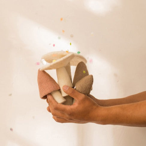 Muskhane Felt Mushrooms | Nude – Fairplay