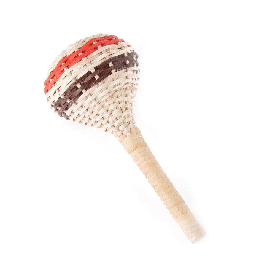 Natural, cane Maraca set for kids. Perfect for sensory and musical play. 