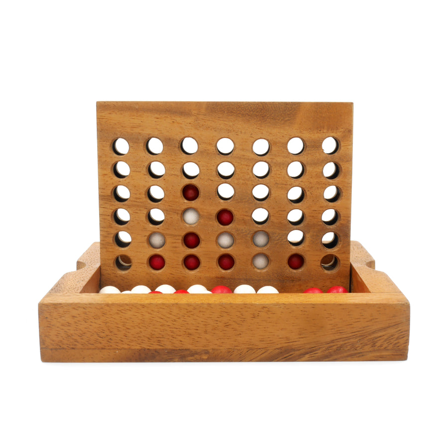 A stunning handcrafted wooden version of the popular game Connect Four. 
