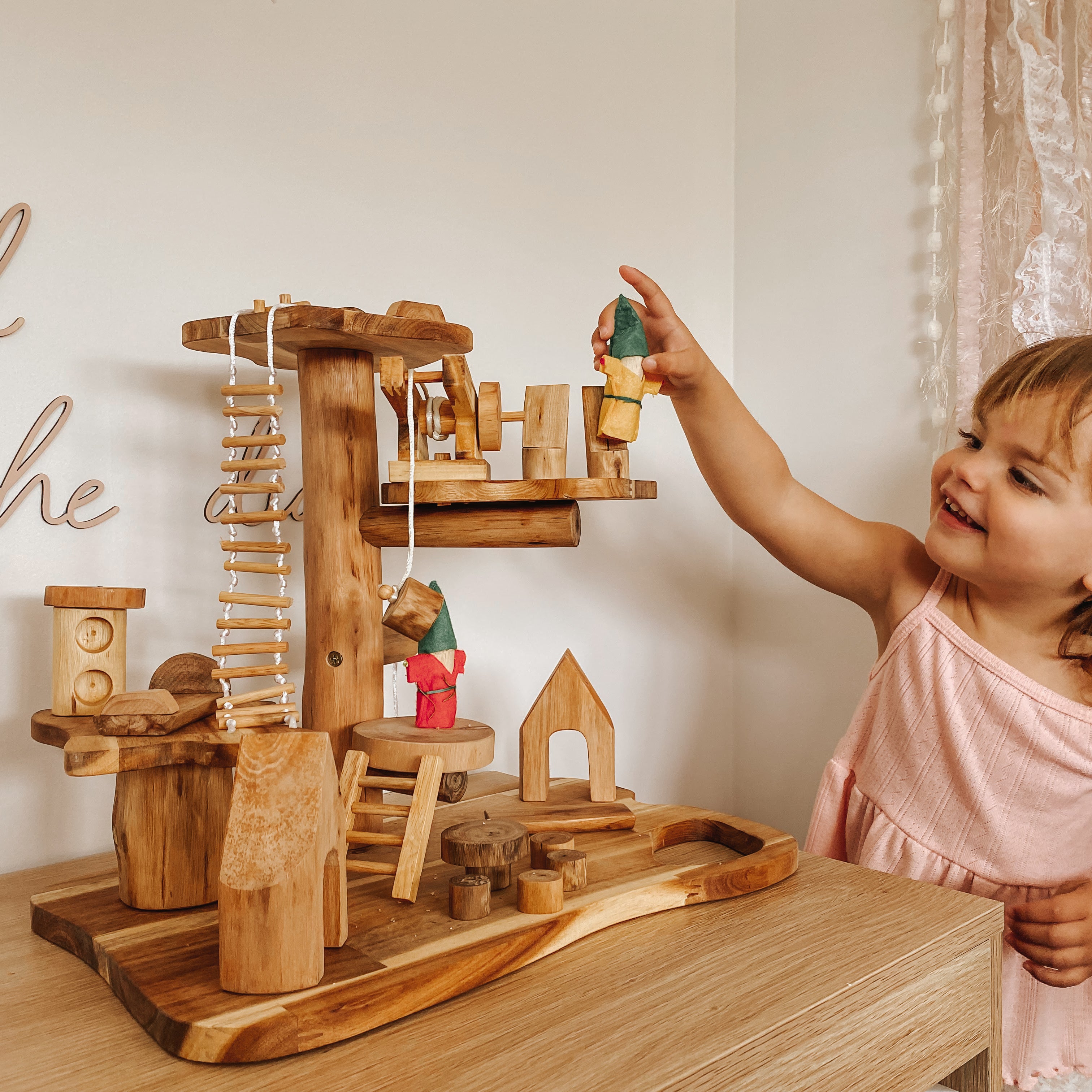 Qtoys Natural Tree House Set – Fairplay - Main Image