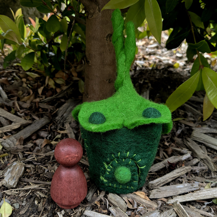 Felt Tiny Home - Green Cocoon