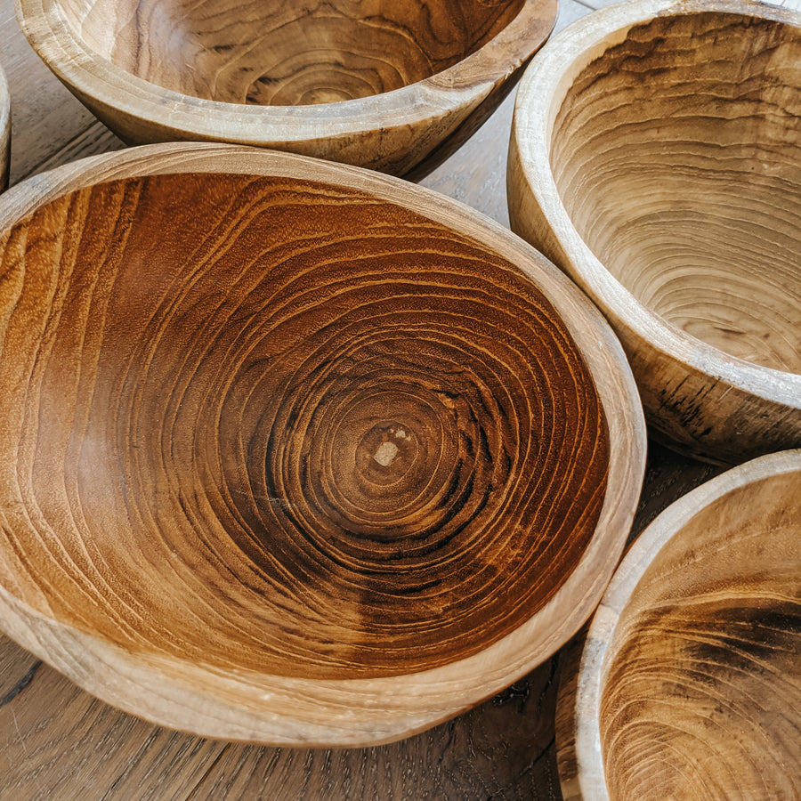 Teak Wood Potion Bowls