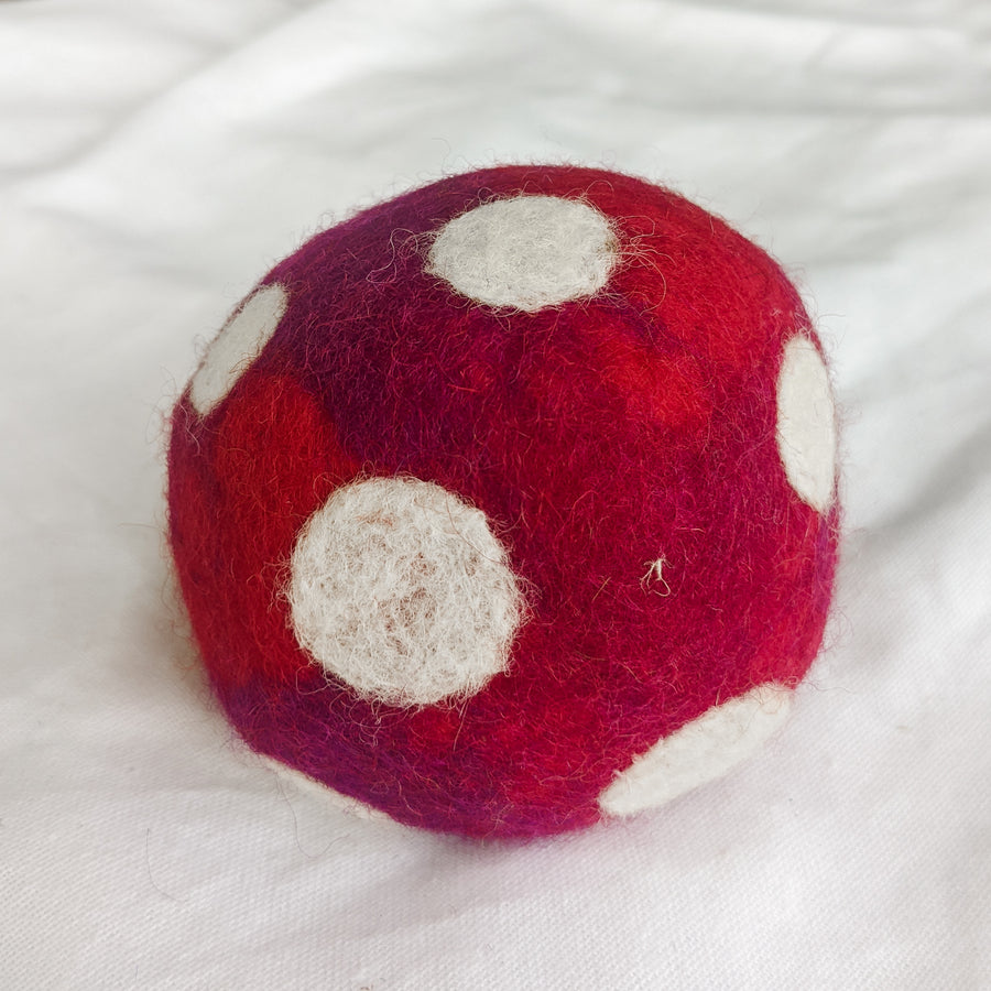 Magical Mushroom Felt Ball | 3 Colours