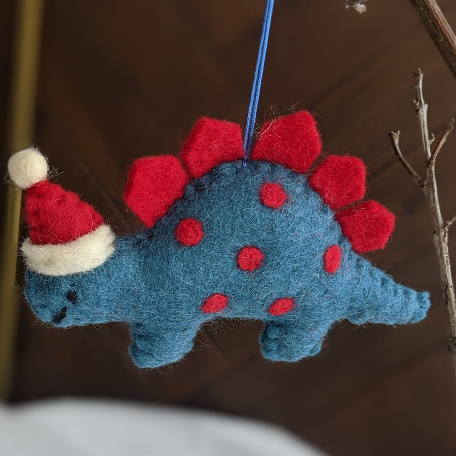 Christmas Decor - Felt Dinosaur Decorations | 4 Variants