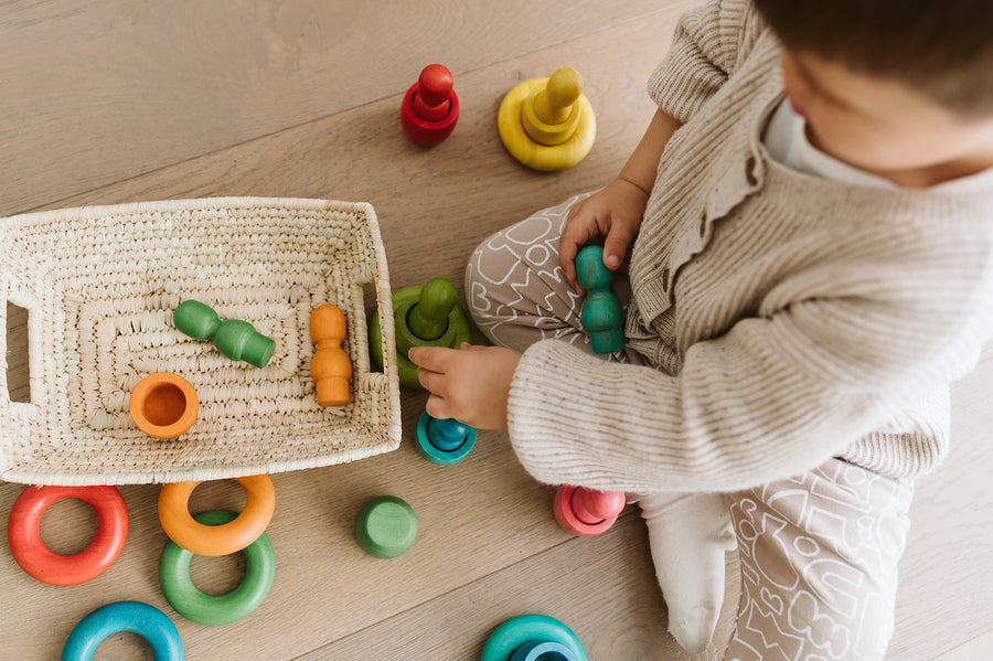 Qtoys | Montessori Rainbow Play Set