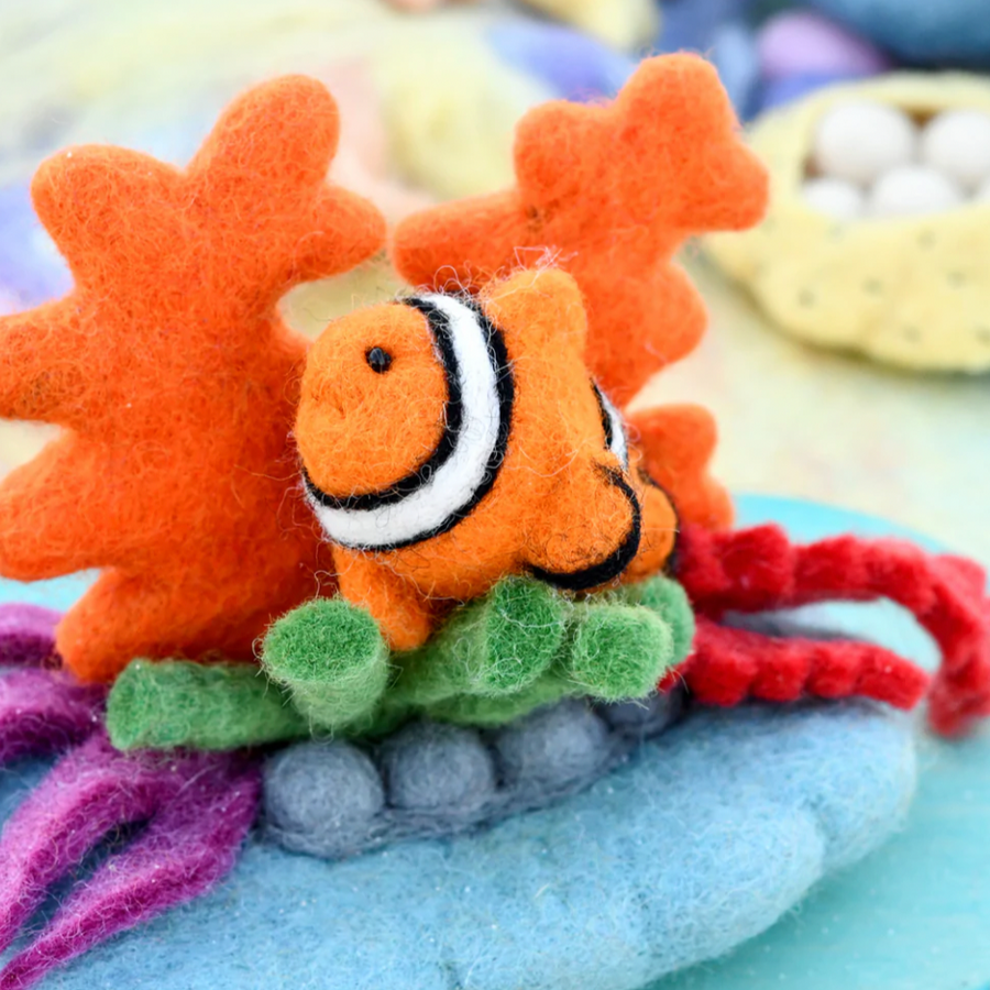 Felt Coral Reef and Fish Set