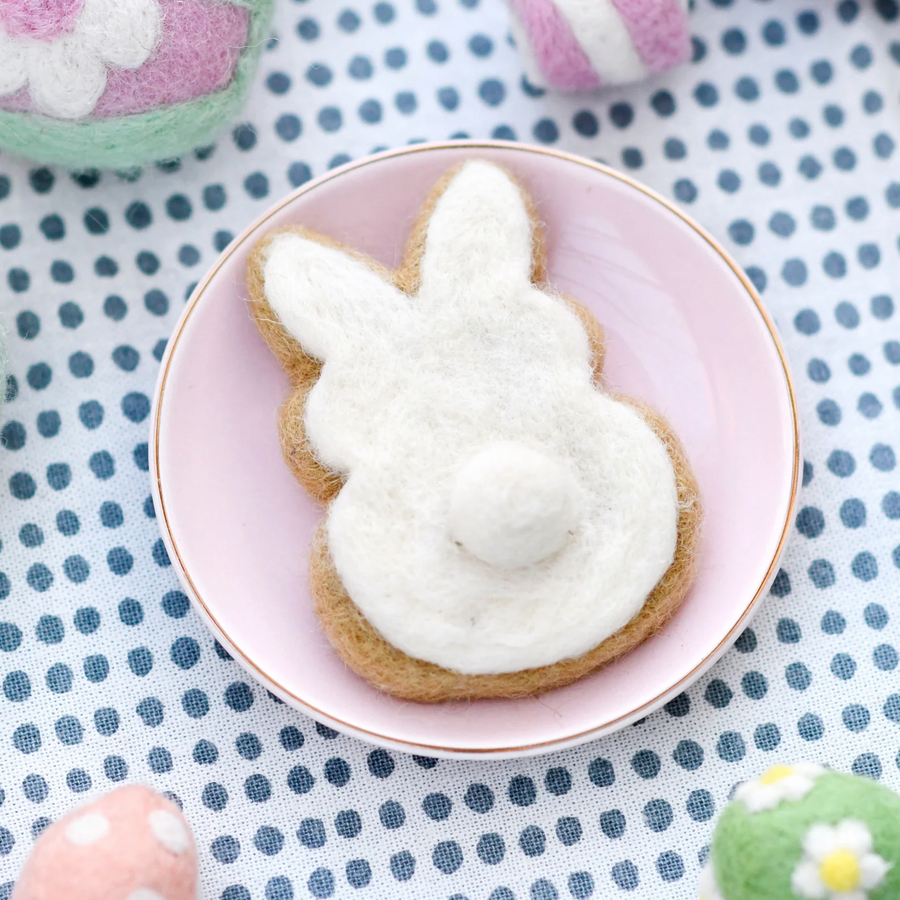 felt bunny cookie - easter gifts for kids