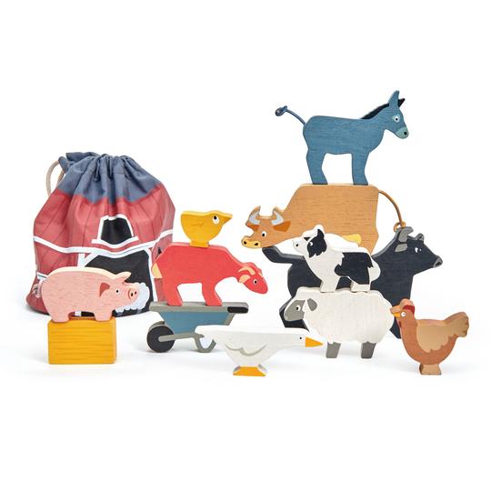 Tender Leaf Toys | Stacking Farm Animal Set
