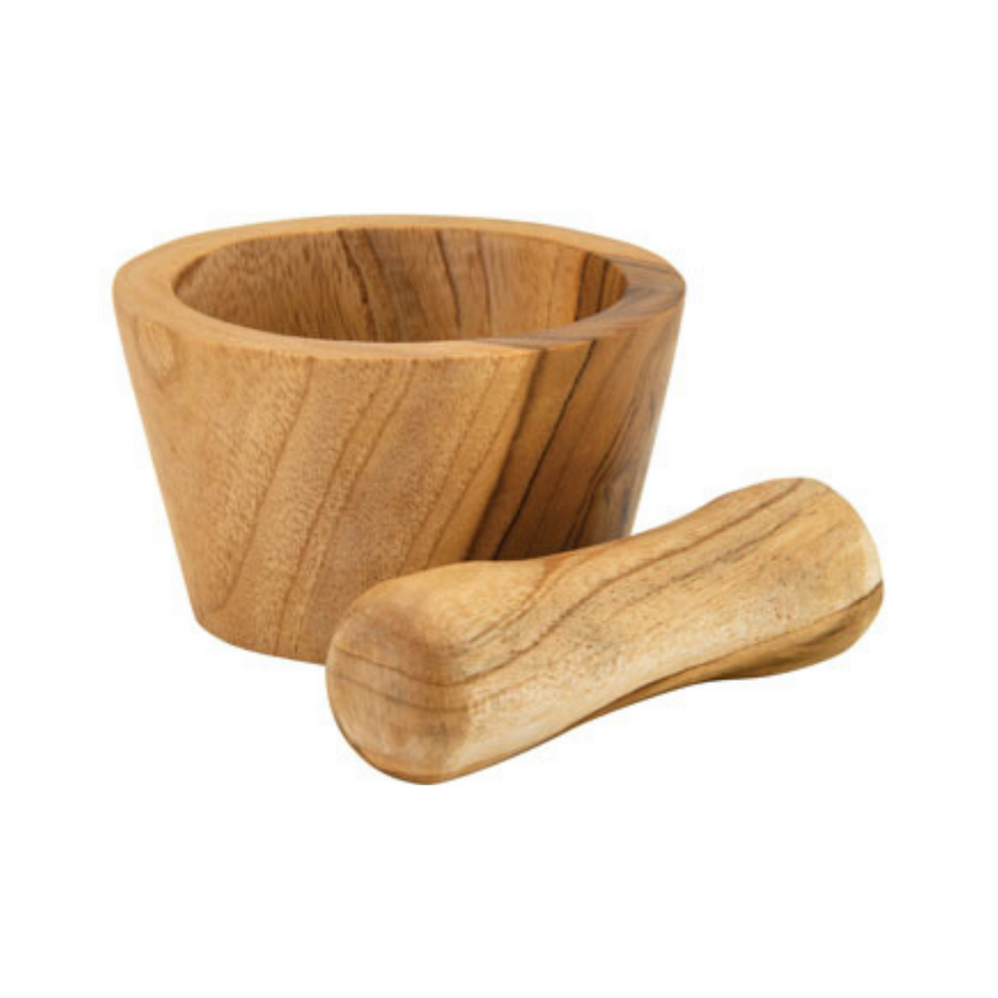 Wooden Mortar and Pestle | Large
