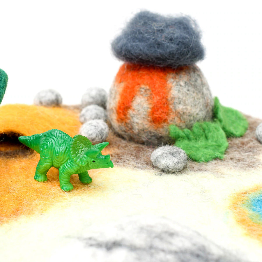Felt Mat - Dinosaur Ice Age Playscape (Small)