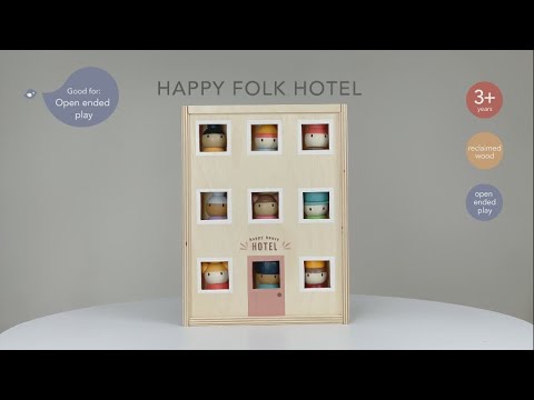 Wooden Dolls - Happy Folk Hotel Set