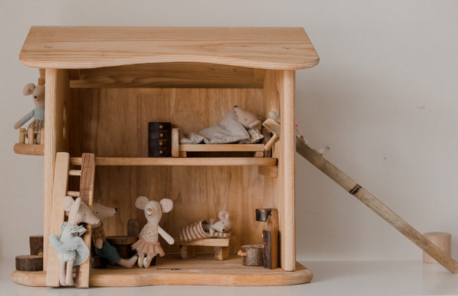 Wooden toy house sales