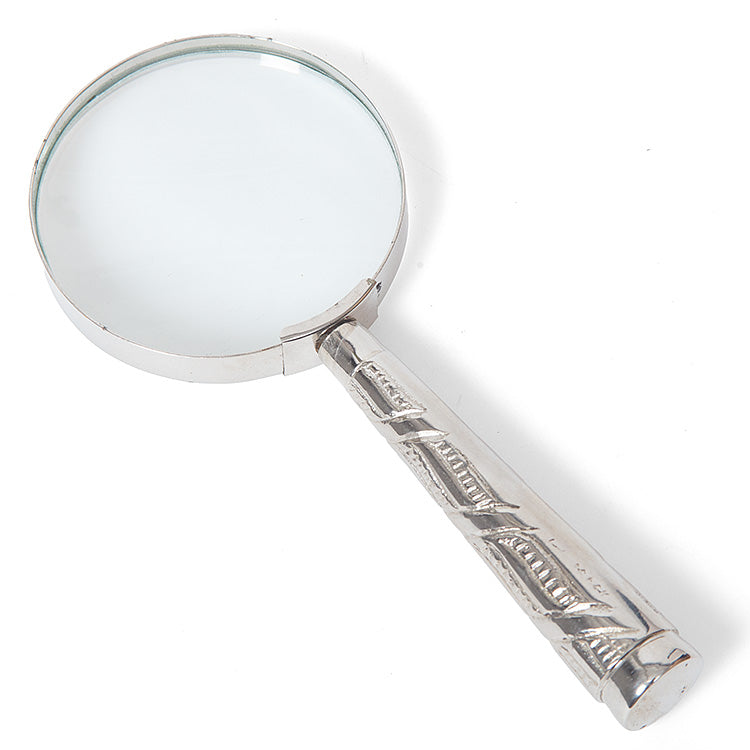 Magnifying Glass - White Brass