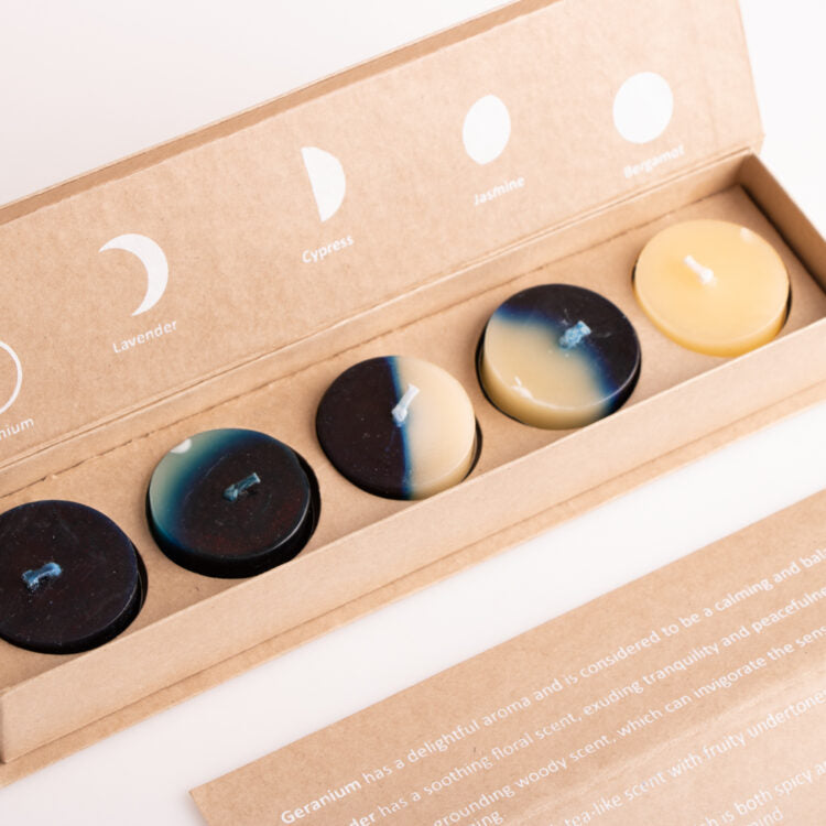 Candle Gift Set | Moon Phase Tea Lights