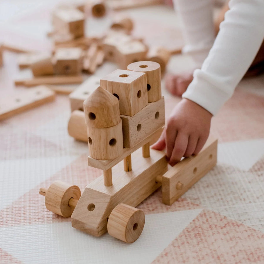Qtoys | Wooden Blocks - Construction Set
