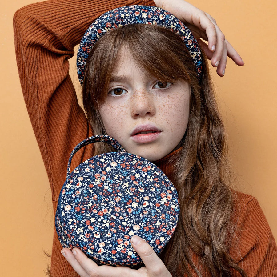 Mimi & Lula | Fleur Round Bag - Winter Ivy