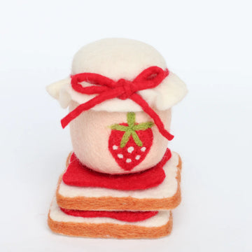 Juni Moon | Felt Food - Toast and Strawberry Jam Set