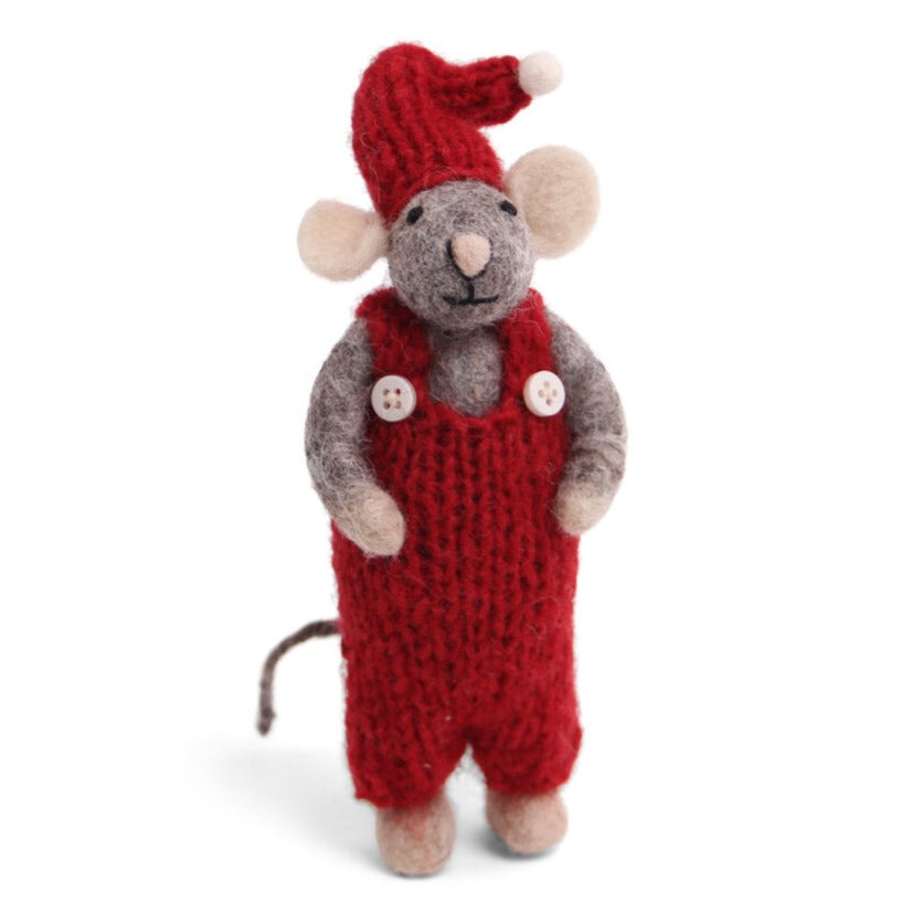 Gry & Sif | Felt Decorations - Christmas Mice (2 Variants)