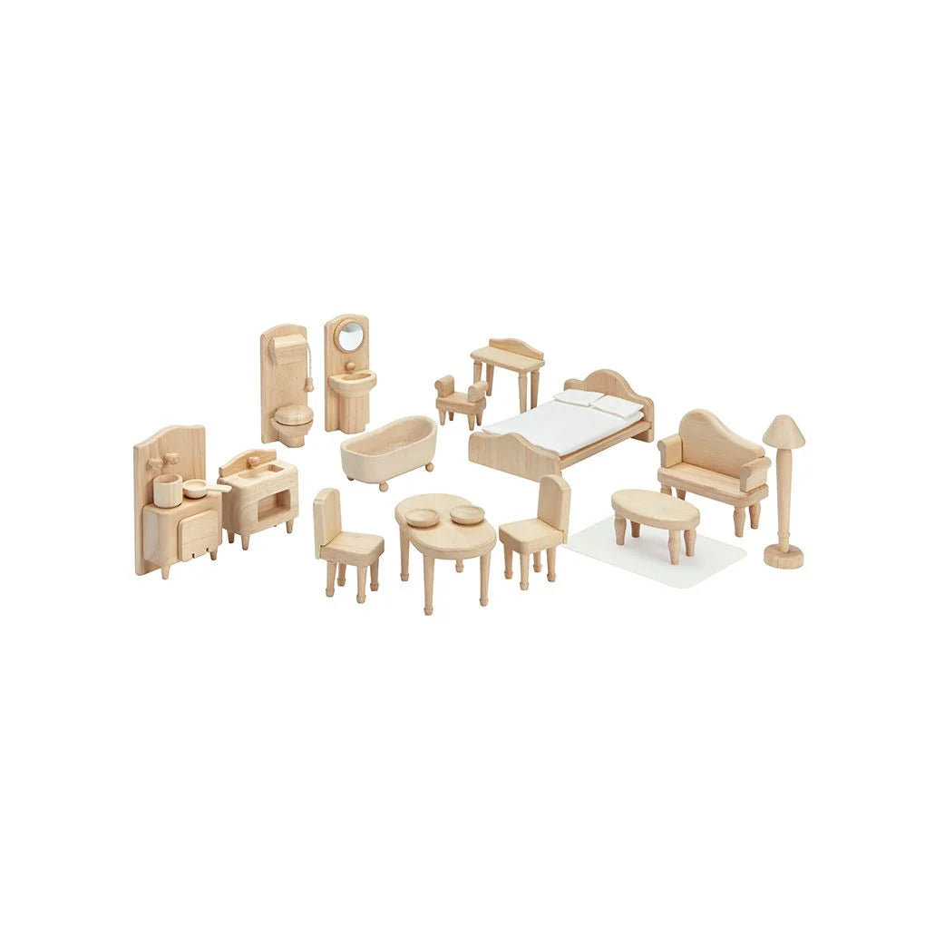 Plan Toys | Victorian Dollhouse Furniture Set