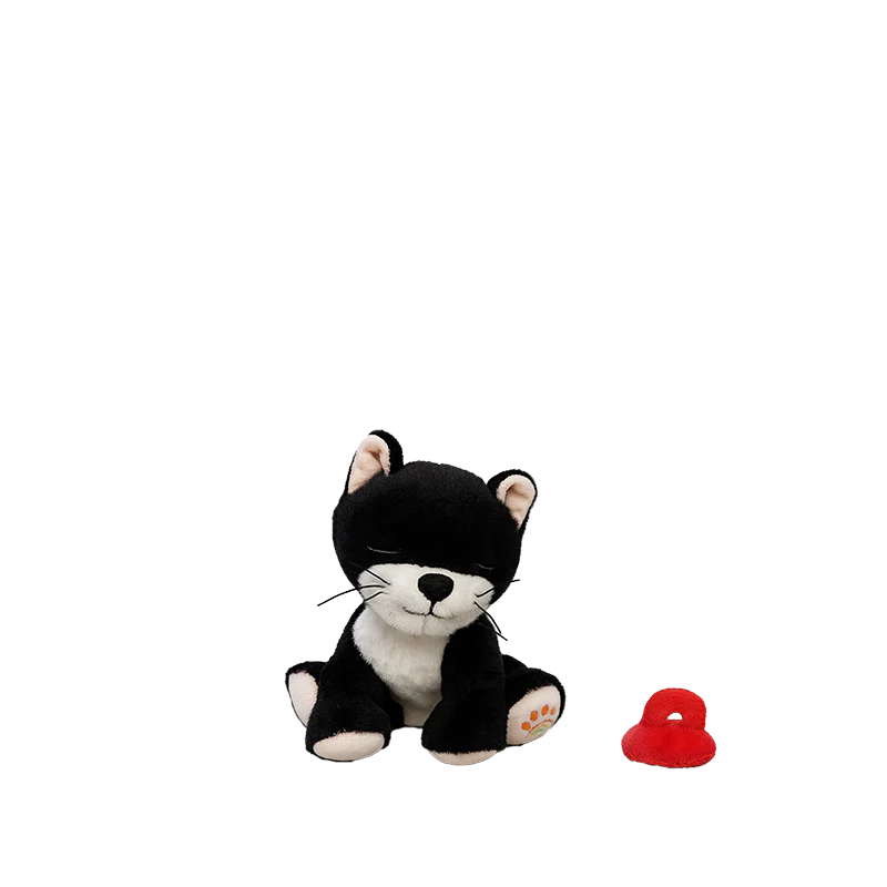Olli Ella Binky Kitten | Kit (black & white)