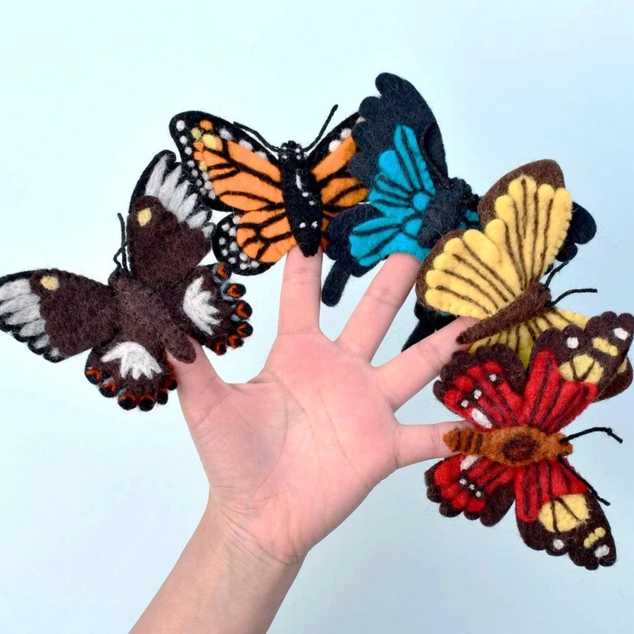 Tara Treasures | Finger Puppet Set - Butterflies