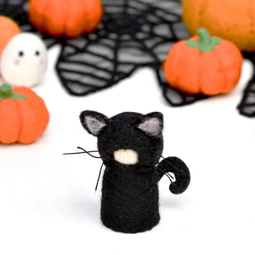 Felt Waldorf Peg Dolls | Black Cat