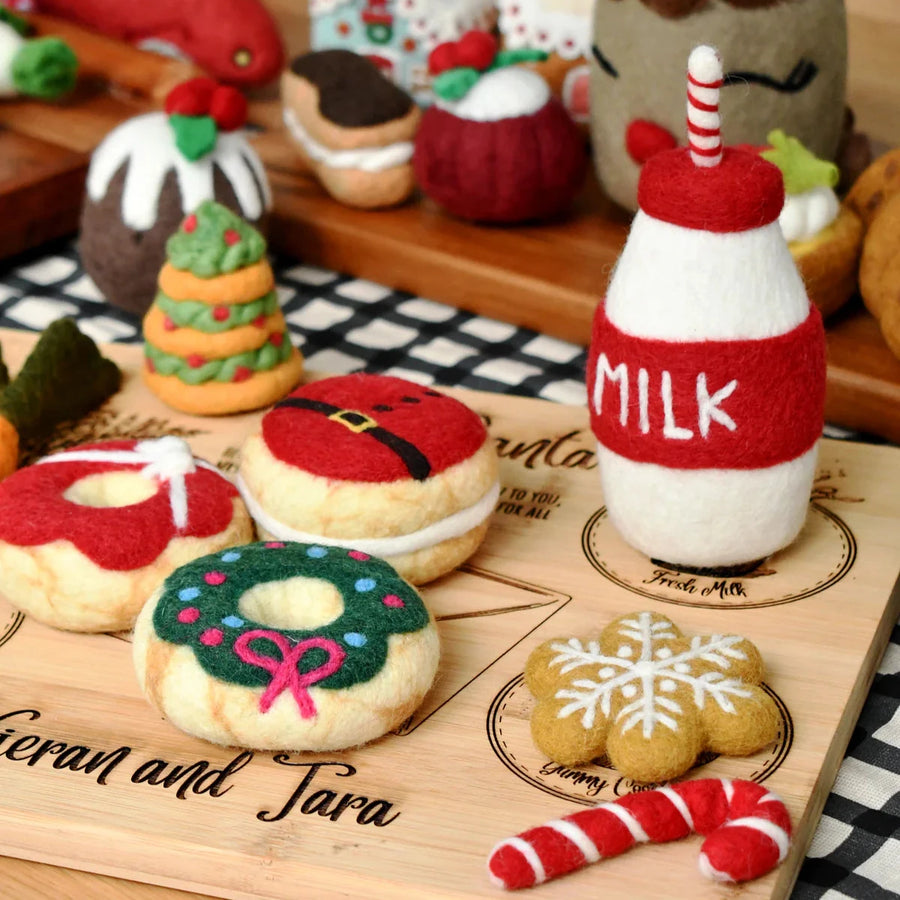 Felt Food | Santa's Milk Bottle