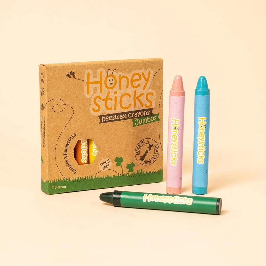 Honeysticks Natural Beeswax Crayons | Jumbo Size