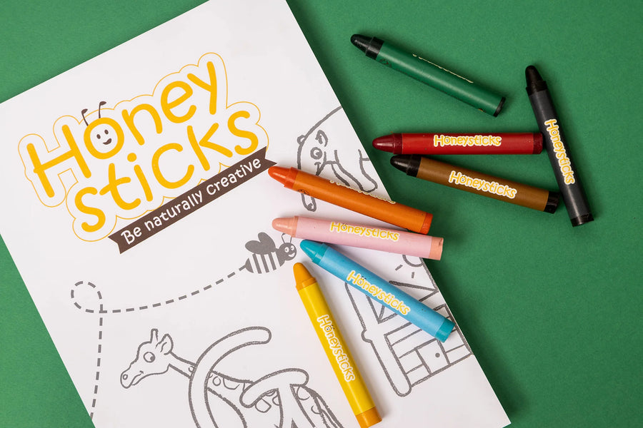Honeysticks | Jumbo Posters and Crayons Activity Pack