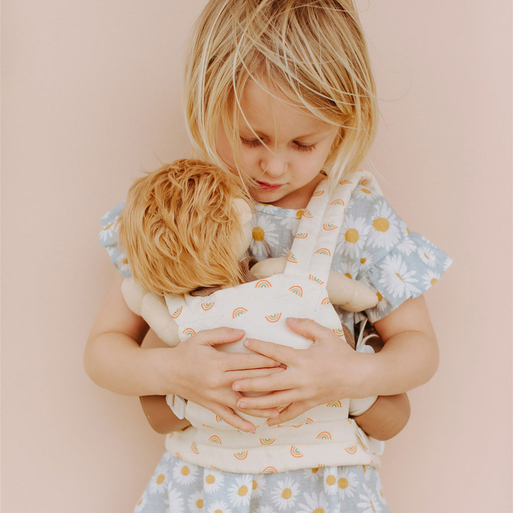 Olli Ella Dinkum Dolls | Quilted Carrier - Rainbow