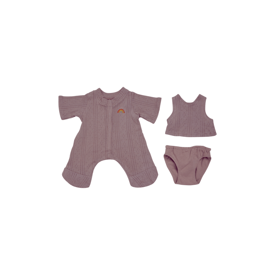 Olli Ella Dinkum Dolls | Clothing Packs - Pointelle PJ Sets