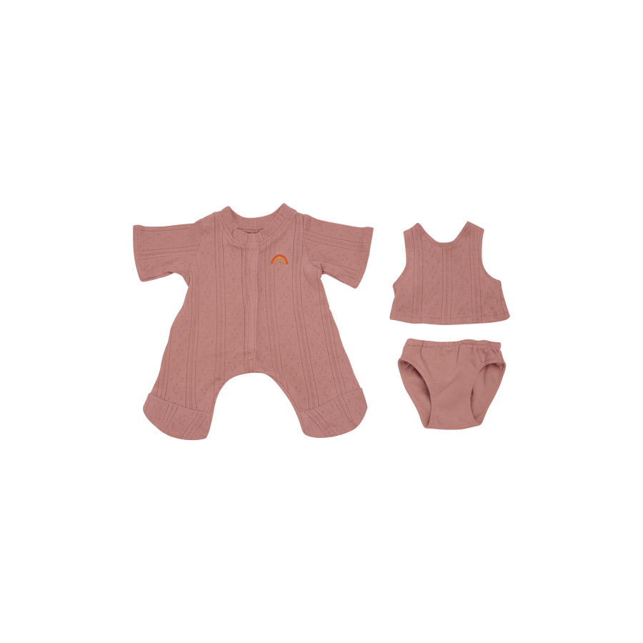 Olli Ella Dinkum Dolls | Clothing Packs - Pointelle PJ Sets