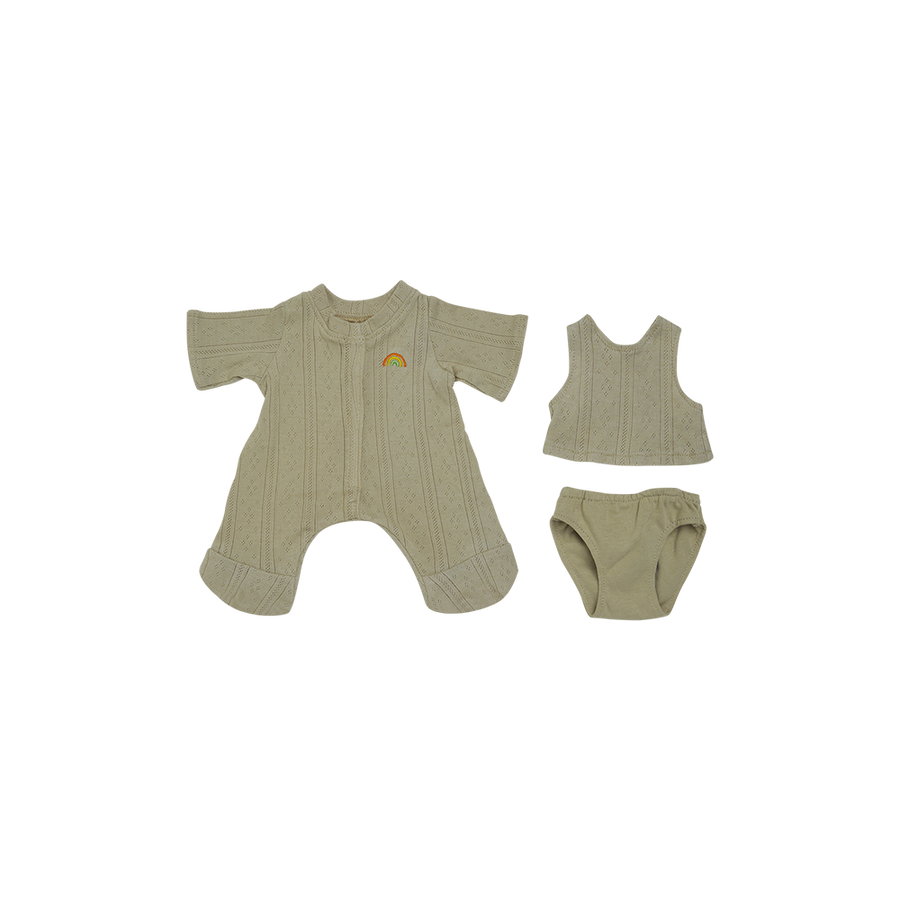 Olli Ella Dinkum Dolls | Clothing Packs - Pointelle PJ Sets