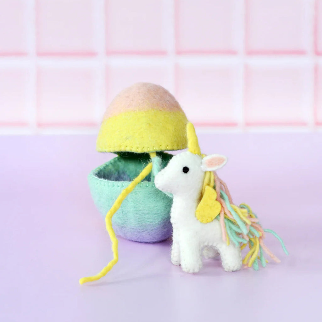 Tara Treasures | Felt Easter Egg Surprise - Unicorn