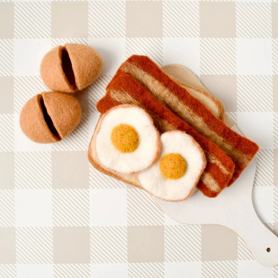 Felt Food | Bacon and Egg Breakfast Set