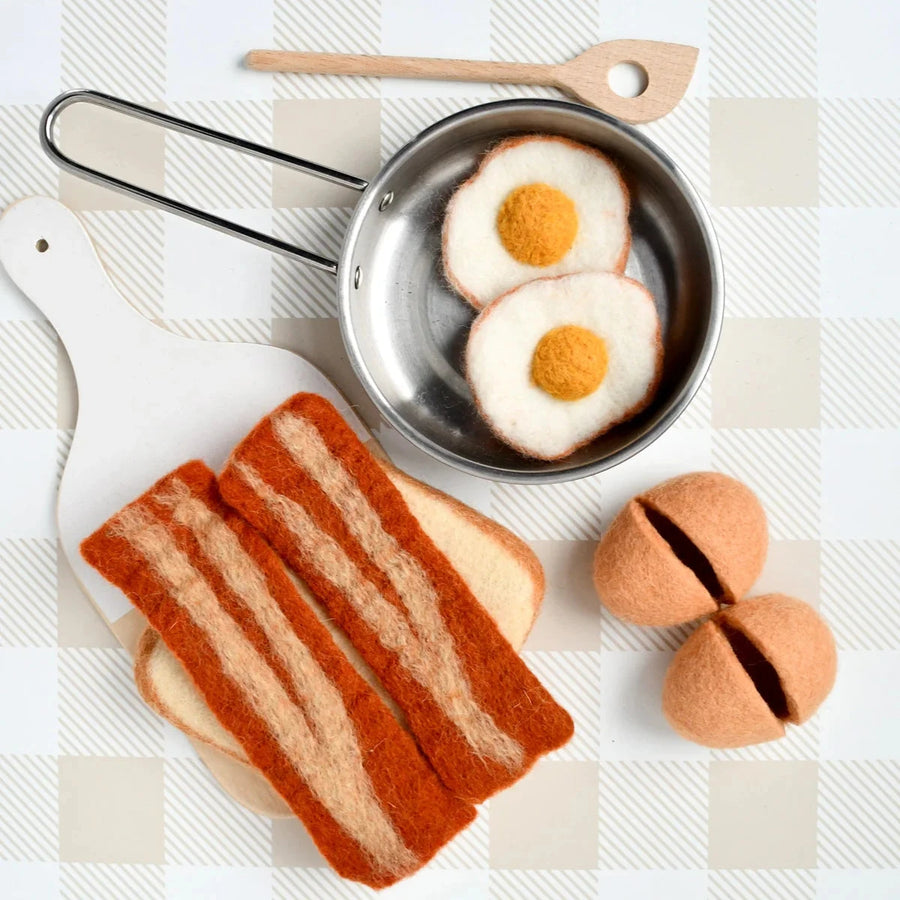 Felt Food | Bacon and Egg Breakfast Set