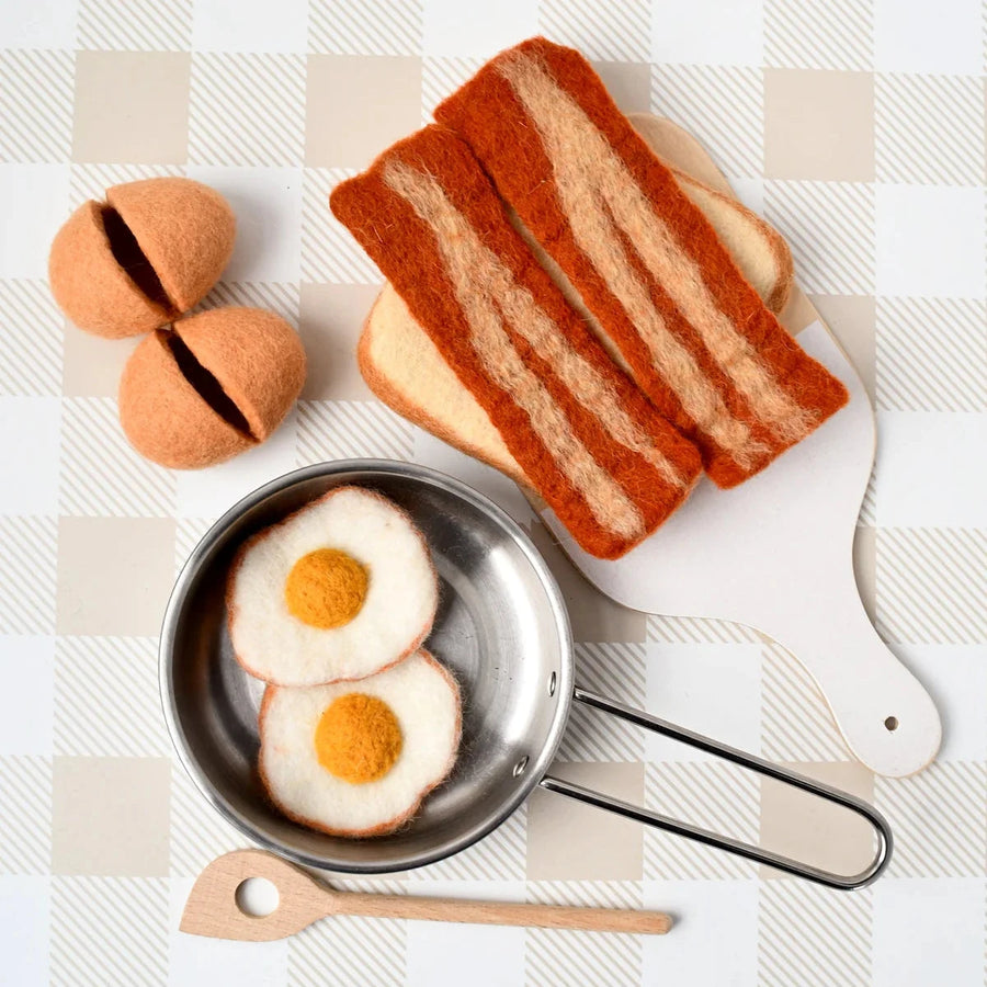 Felt Food | Bacon and Egg Breakfast Set