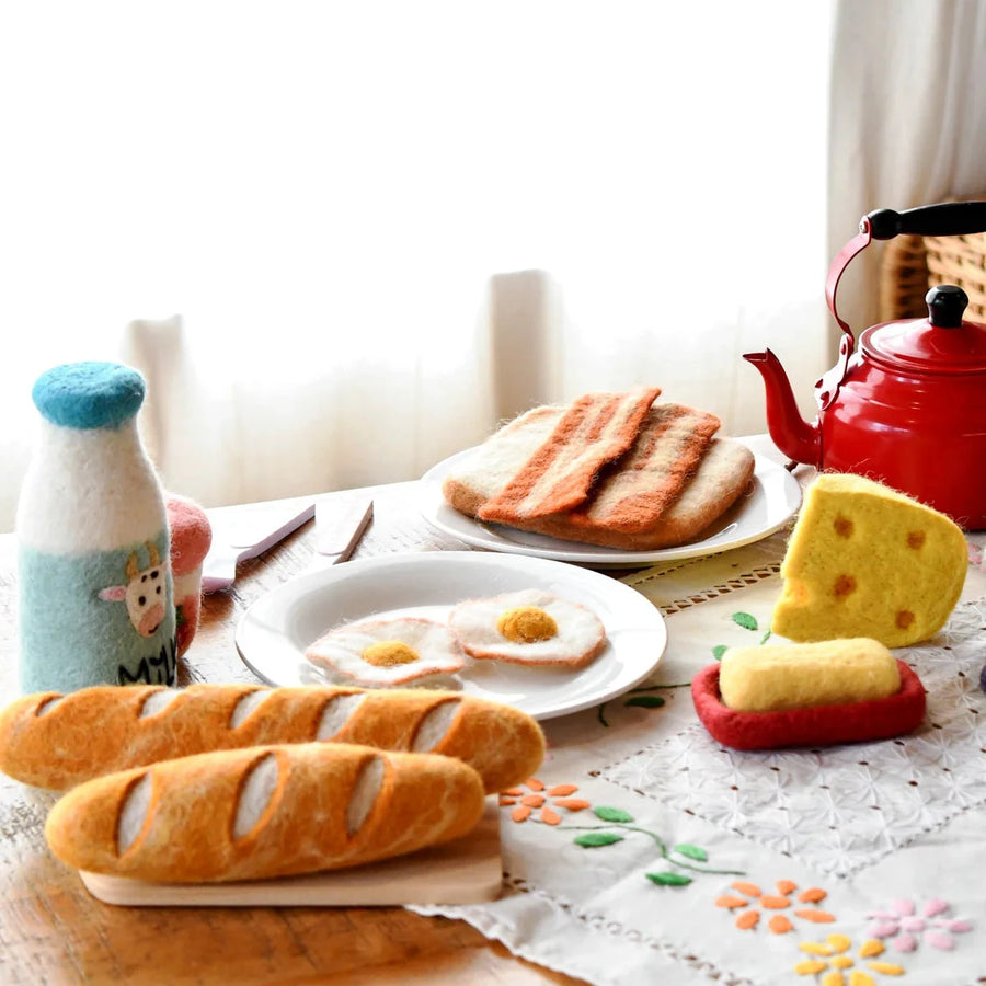 Felt Food | Bacon and Egg Breakfast Set