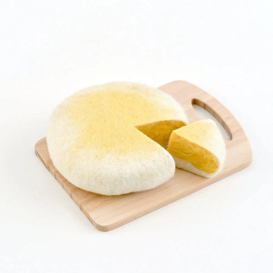 Tara Treasures | Felt Food - Brie Cheese