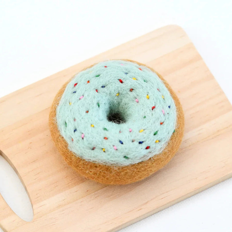 Felt Food | Iced Round Doughnuts